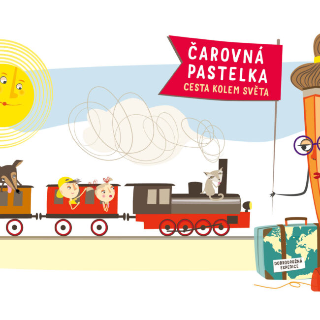 Čarovná pastelka vlak